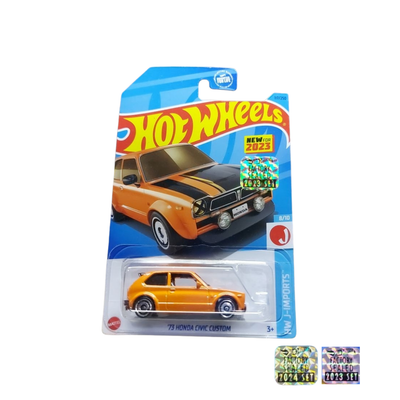 73 Honda Civic Custom Orange Factory Seal