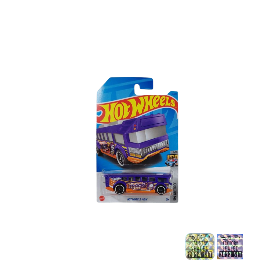 Hot Wheels High Dark Blue Factory Seal