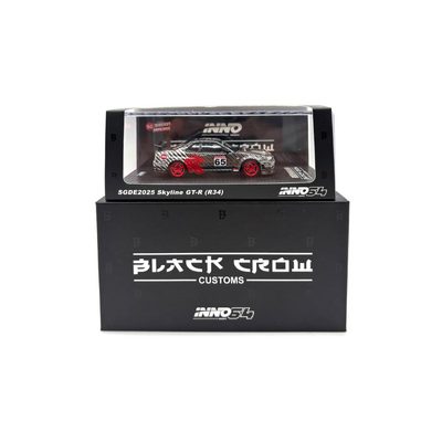 Nissan GTR R34 Black Crow Customs Singapore Expo 2025 Inno64