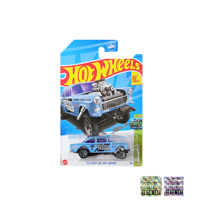 55 Chevy Bel Air Gasser Light Blue Factory Seal