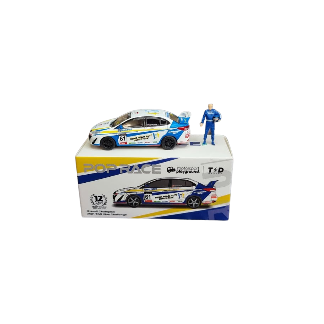 Overall Champion 2021 TGR Vios Challenge Blue | Pop Race