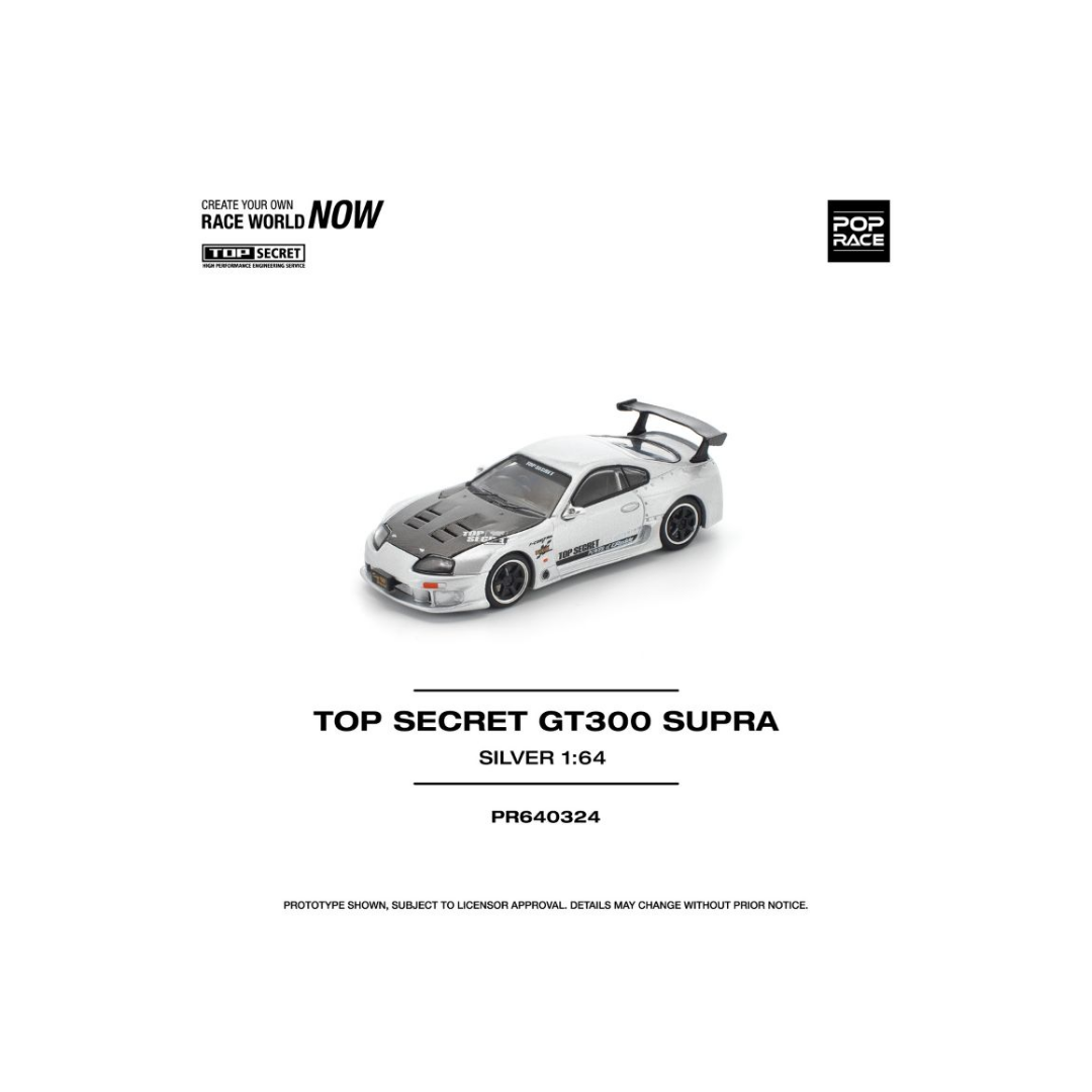 Top Secret GT300 Supra White #332 | Pop Race