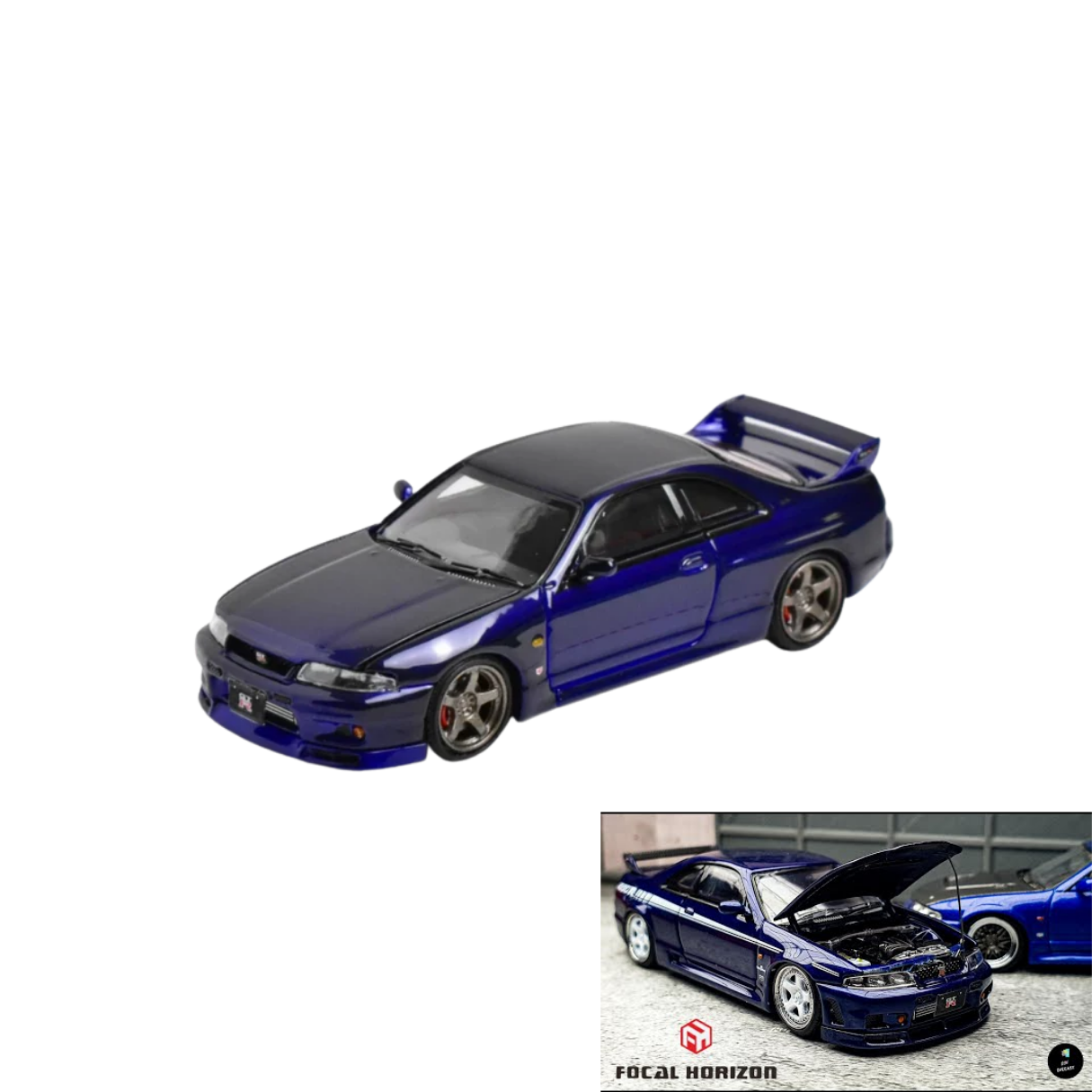 Nissan Skyline GT-R BCNR33 Limited Edition Blue | Focal Horizon