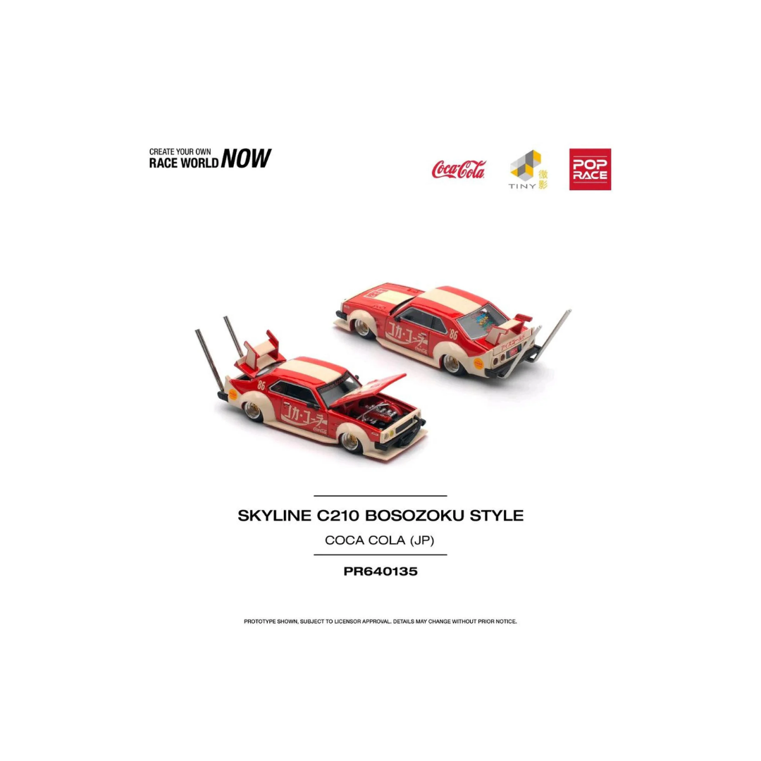 Skyline C210 Kaido Racer Bosozoku Style #135 Red | Pop Race