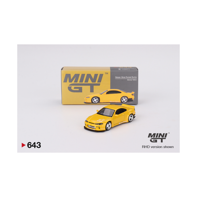 Nissan Silvia Rocket Bunny Yellow | Mini GT