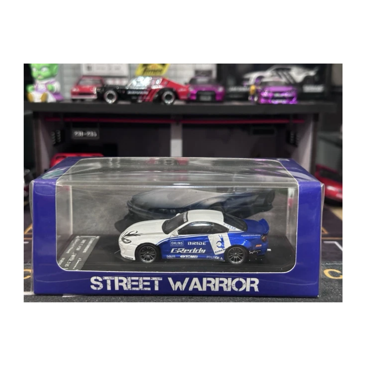 Nissan Silvia S15 White Blue Greddy | Street Warrior