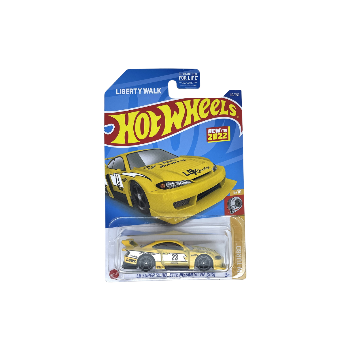 LB Super Silhouette Nissan Silvia S15 yellow Hotwheels