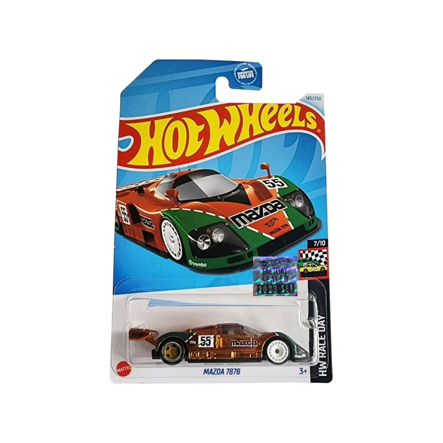 Mazda 787B Super Treasure Hunt Dark Green and Orange