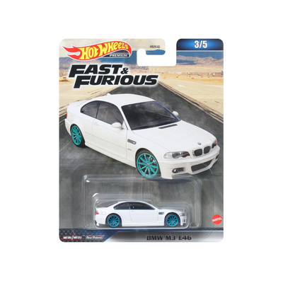 BMW M3 E46 WHITE FAST & FURIOUS | Hotwheels Premium