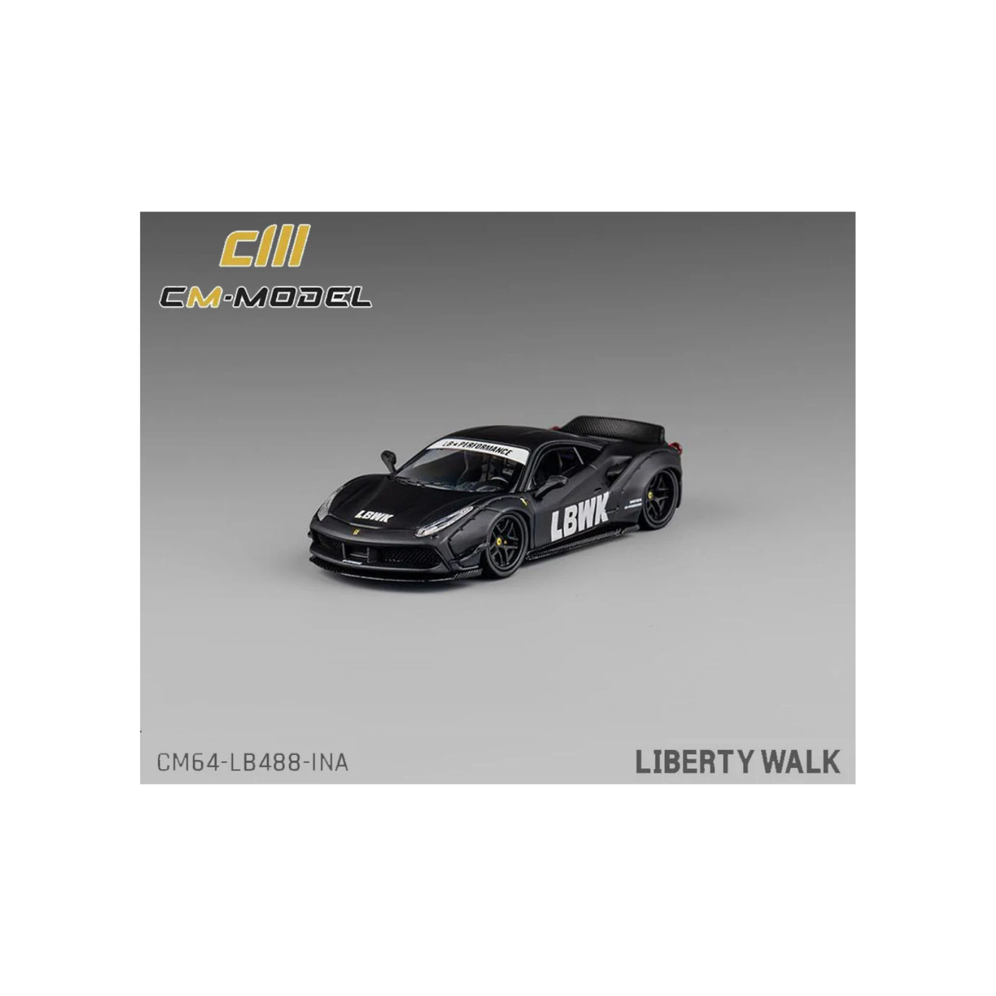 Ferrari 488 LB Works Black | CM Model
