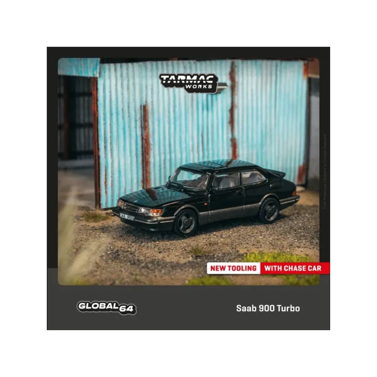 Saab 900 Turbo Black | Tarmac Works
