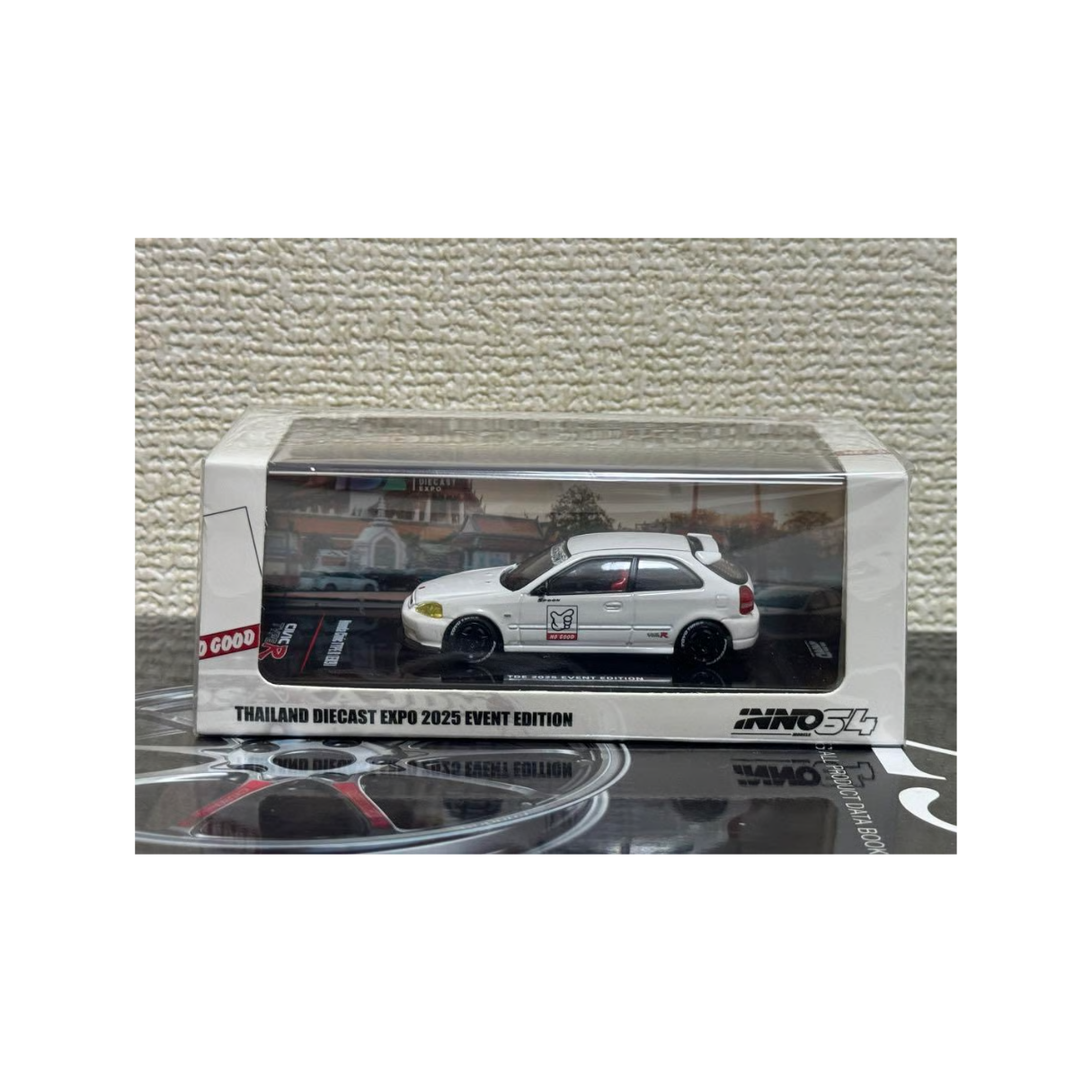 Honda Civic Type R EK9 White Thailand Diecast Expo | Inno64 Event Edition