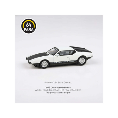 1972 De Tomaso Pantera White / Black RHD