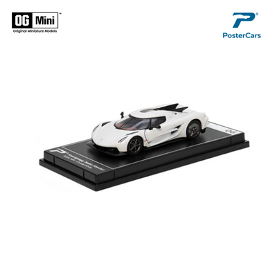 Koenigsegg Jesko Absolut Crystal White | Poster Cars