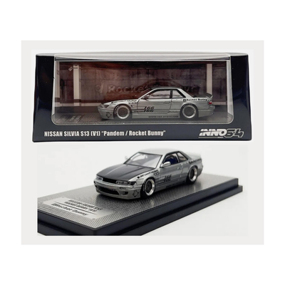 Nissan Silvia S13 Pandem Rocket Bunny Gray | Inno64