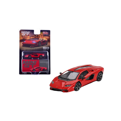 Lamborghini Countach LPI 800-4 Red | Mini GT Blister