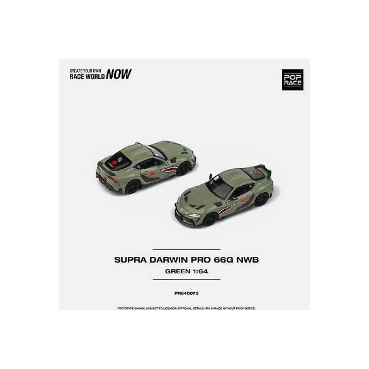 Darwin Pro 66G NW B Supra Light Green | Pop Race