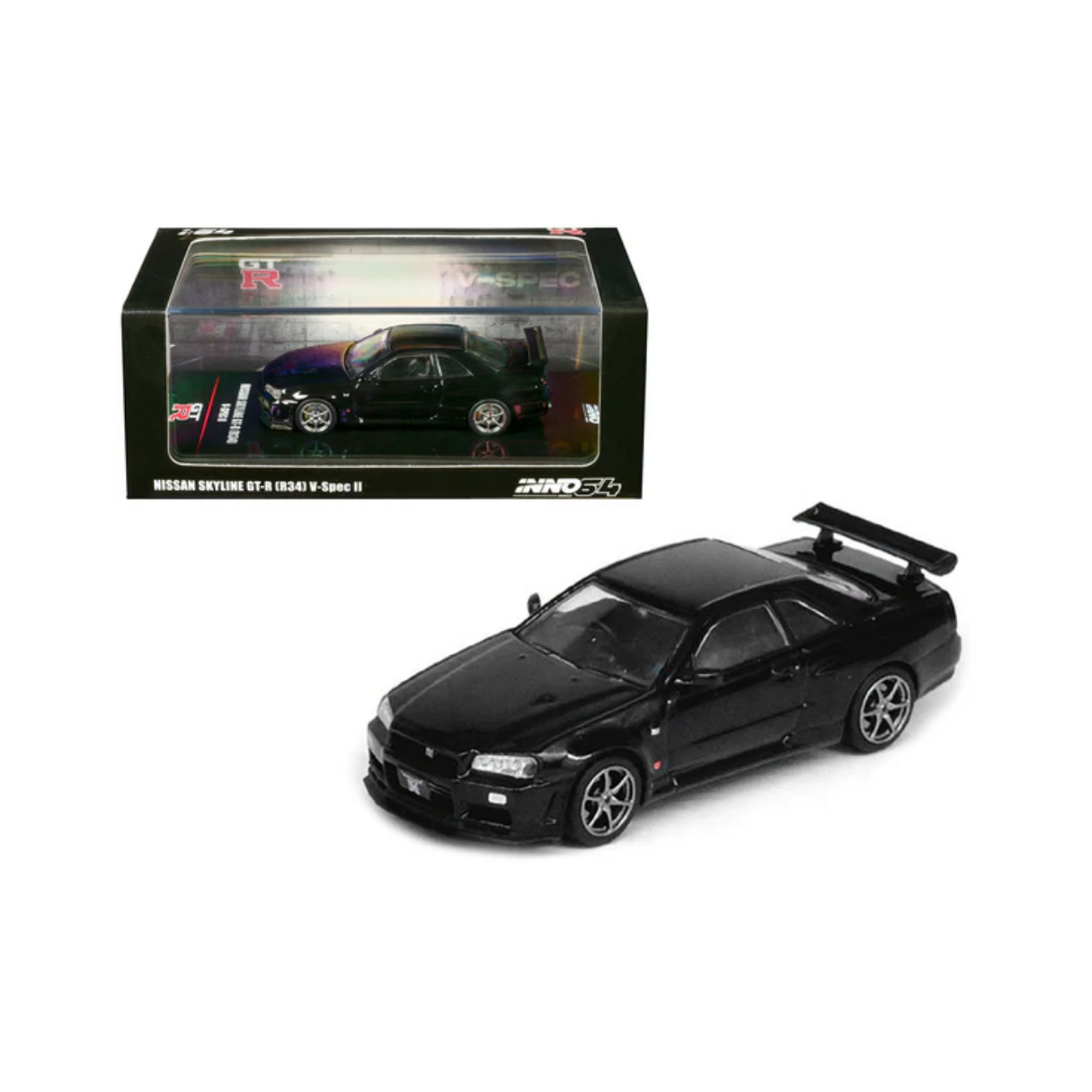 Nissan GT-R R34 V-Spec II Black | Inno64