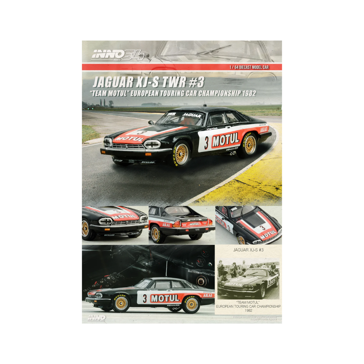 Jaguar XJ-S #3 Motul European Touring Car | Inno64