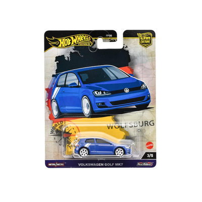 Volkswagen Golf MK7 Gold | Hotwheels Premium