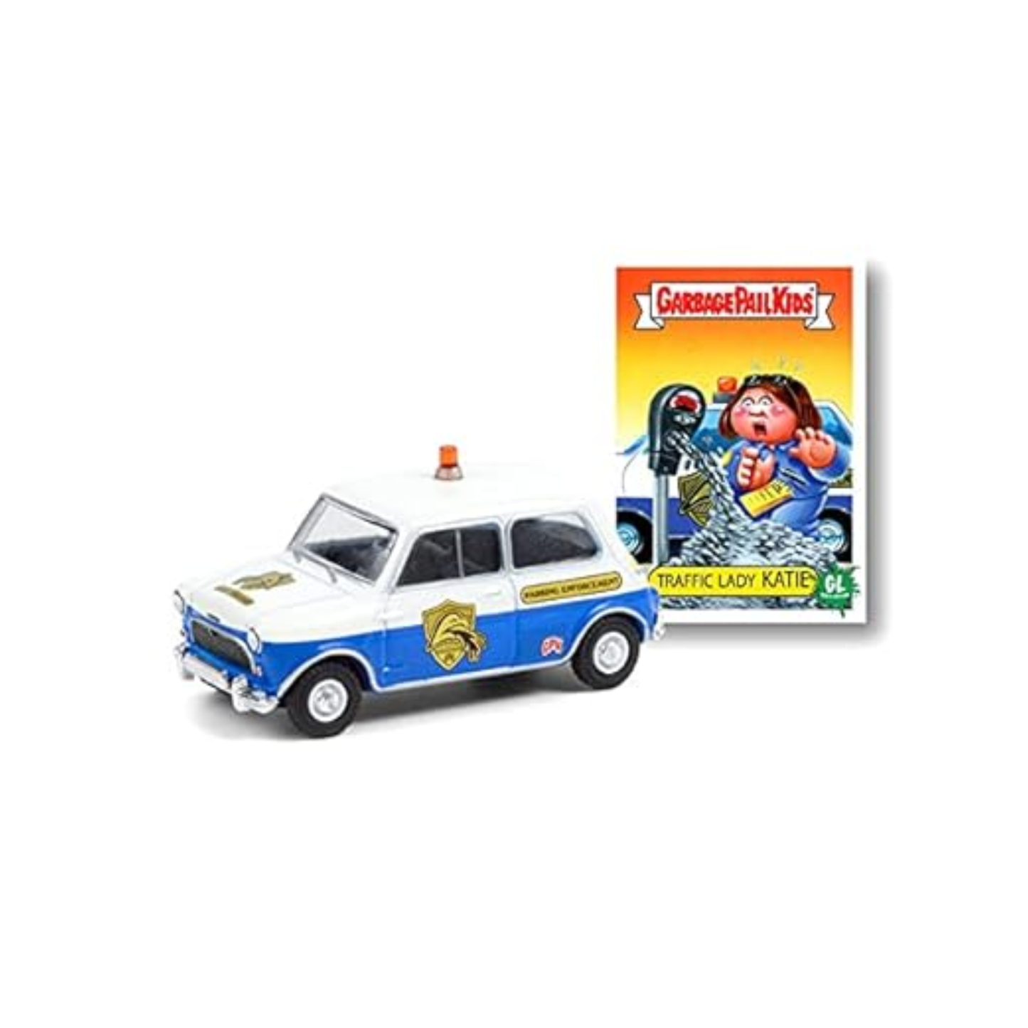 1962 Austin Mini Cooper S Garbage Pail Kids Blue