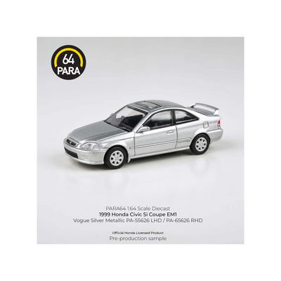 99 Honda Civic Si EM1 Vogue Silver Metallic RHD