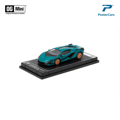 Lamborghini Sian FKP 37 Blu Uranus | Poster Cars