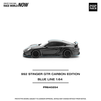 *PRE-ORDER*992 Stinger GTR Carbon Edition, 164 Scale (Black)