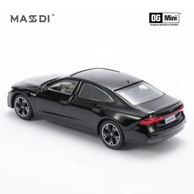 *PRE-ORDER*AUDI A7L 2022, 1:64 Scale (Black)