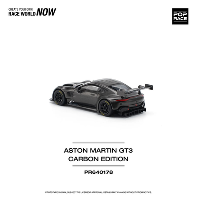 *PRE-ORDER*Aston Martin GT3 Carbon Edition, 164 Scale (Black)
