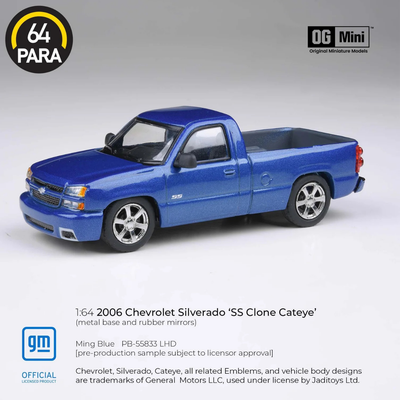 *PRE-ORDER* Chevrolet Silverado SS Clone Cateye 2006, 1:64 Scale