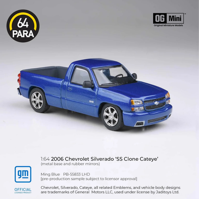 *PRE-ORDER* Chevrolet Silverado SS Clone Cateye 2006, 1:64 Scale