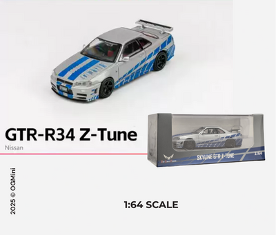 Nissan Skyline R34 Z-Tune Paul Walker Edition |  DCT Models