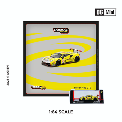 Ferrari 488 GT 24 of Le Mans 2023 Yellow | Tarmac Works