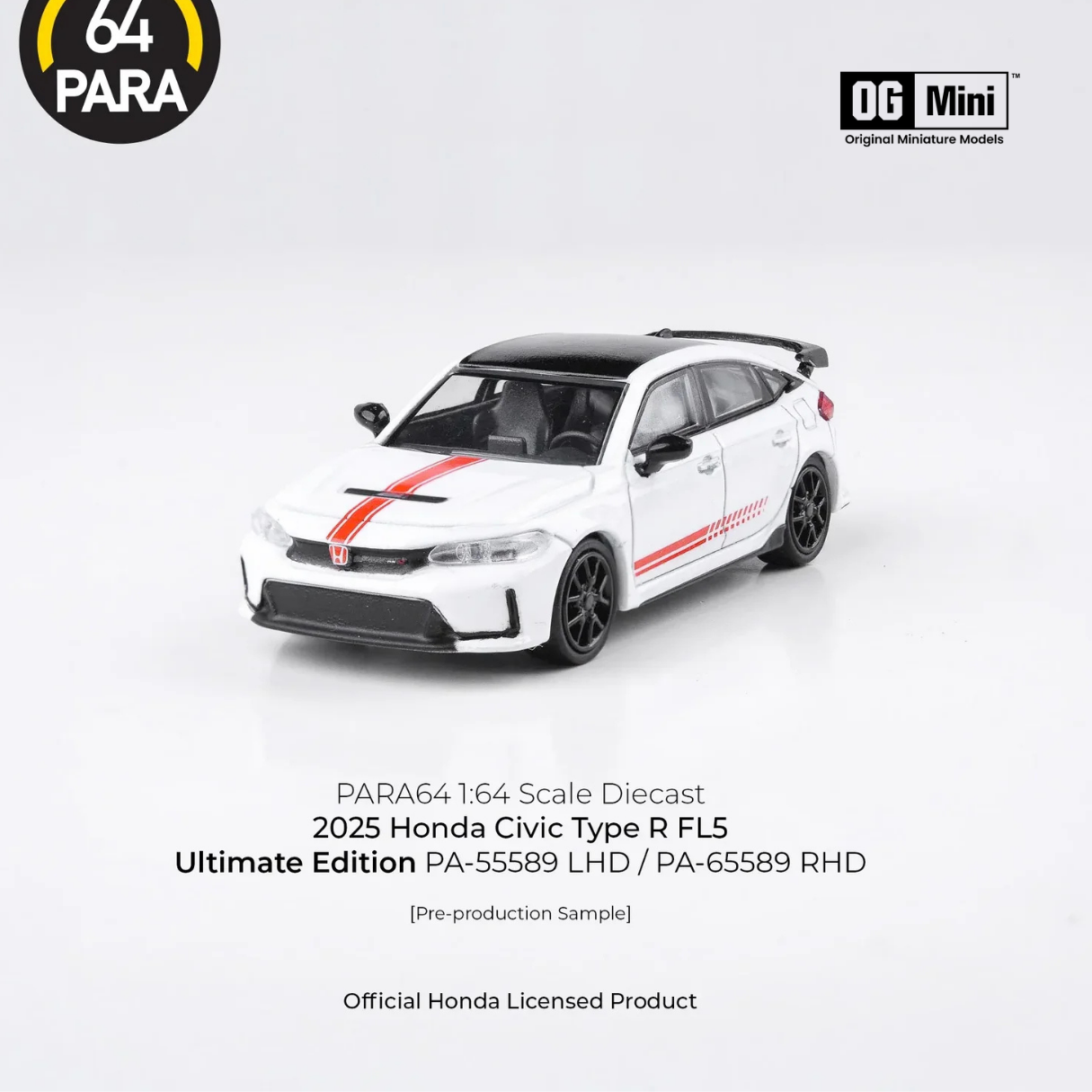 *PRE-ORDER* Honda Civic Type R FL5 Ultimate Edition 2025, 1:64 Scale