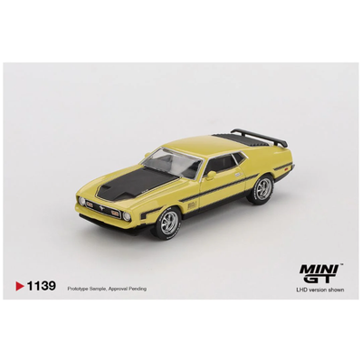 Ford Mustang Mach 1 Yellow Mini Gt 1139