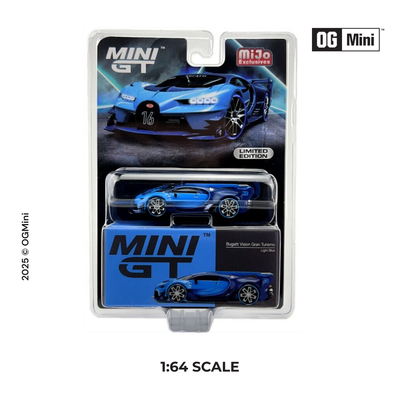 Bugatti Vision Gran Turismo Light Blue | Mini GT Blister