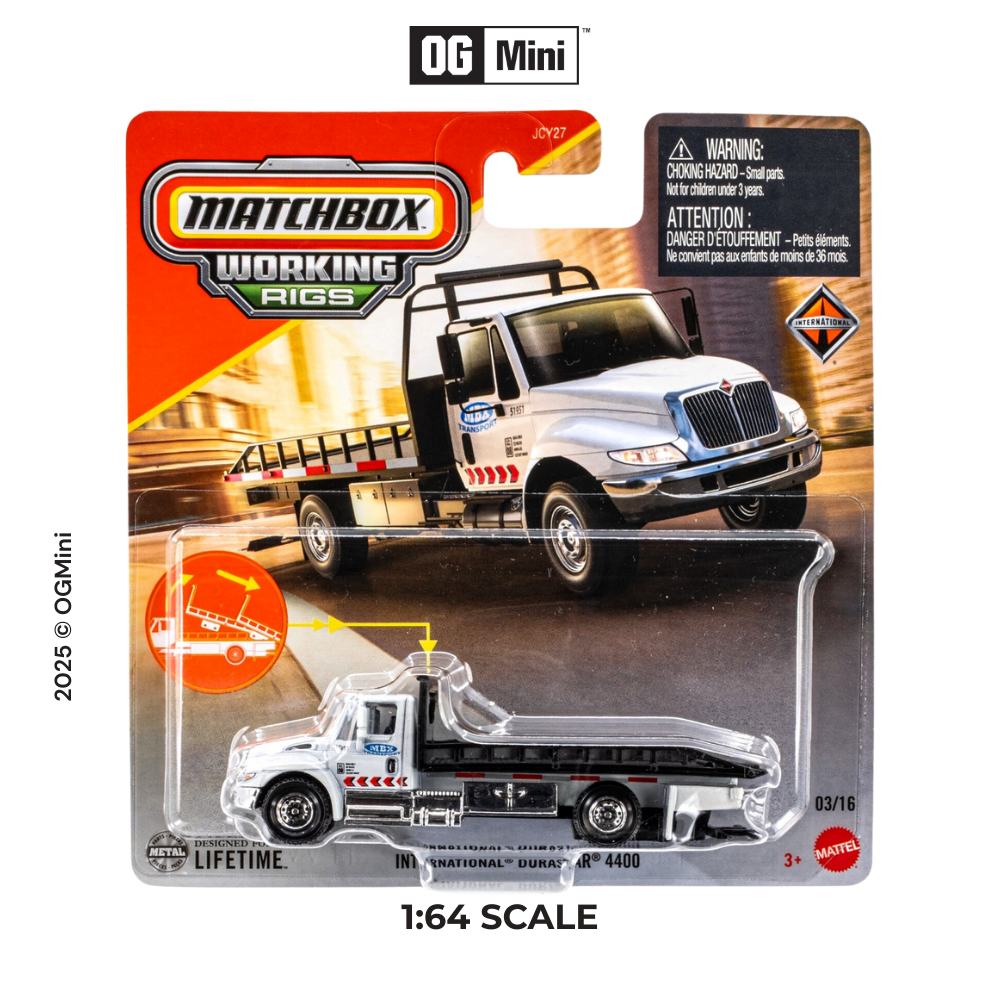 International Dura Star 440 White 2025 | Matchbox Working Rigs