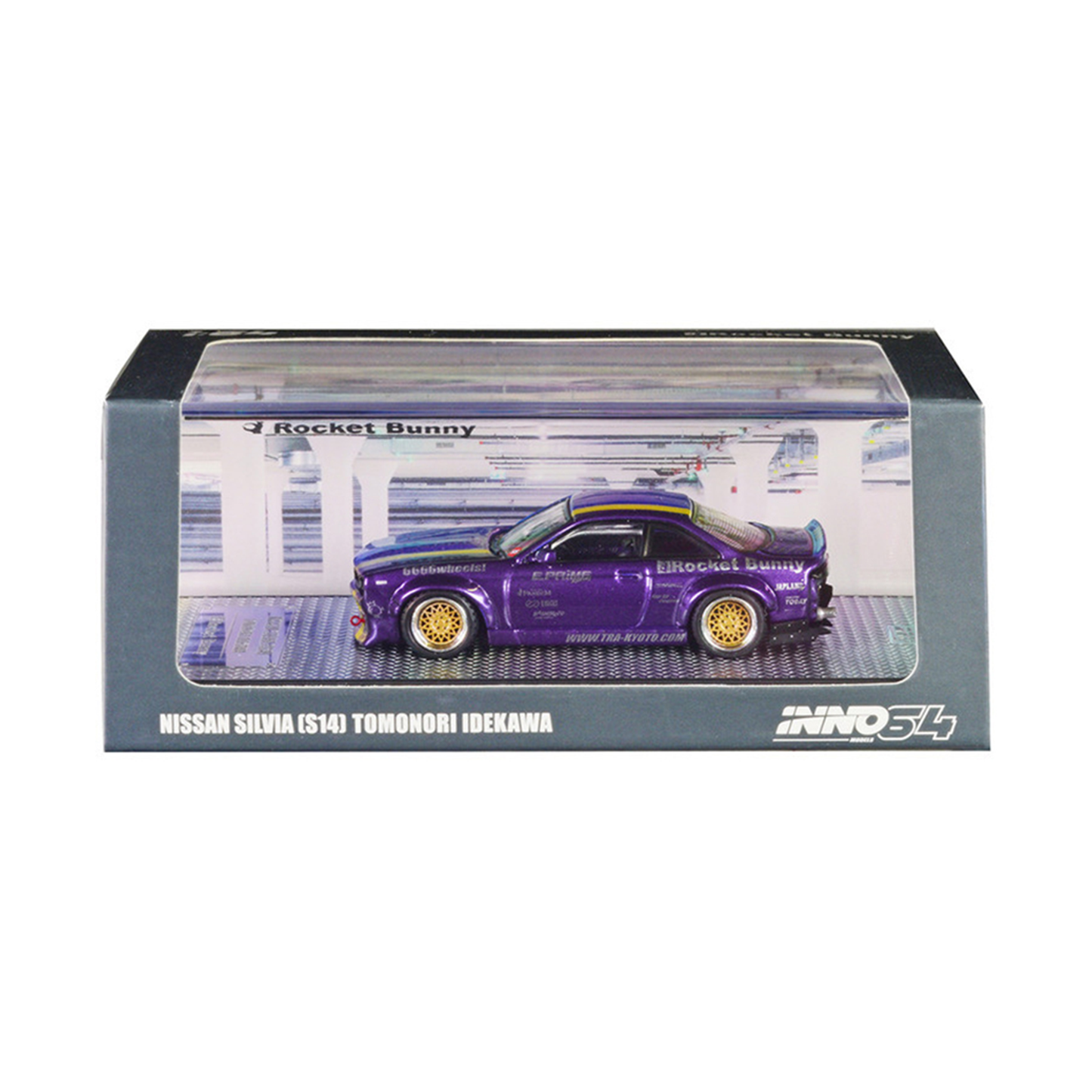 Nissan Silvia S14 Rocket Bunny Purple | Inno64