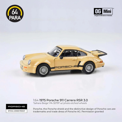 *PRE-ORDER* Porsche 911 Carrera RSR 3.0 1975, 1:64 Scale