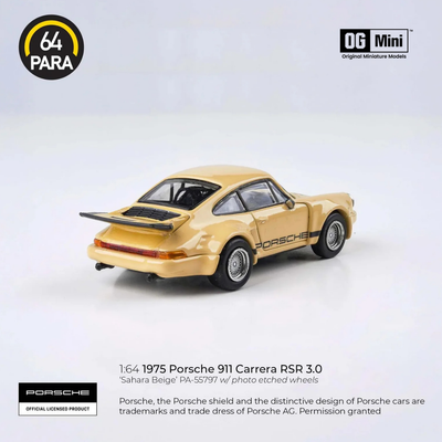 *PRE-ORDER* Porsche 911 Carrera RSR 3.0 1975, 1:64 Scale