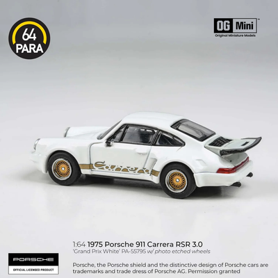 *PRE-ORDER* Porsche 911 Carrera RSR 3.0 Grand Prix, 1:64 Scale