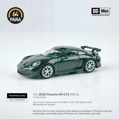 *PRE-ORDER* Porsche 911 GT3 2025, 1:64 Scale