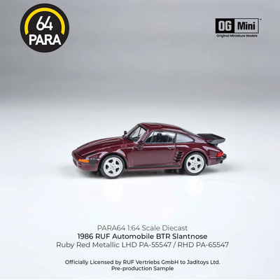*PRE-ORDER* RUF Automobile BTR Slantnose 1986, 1:64 Scale