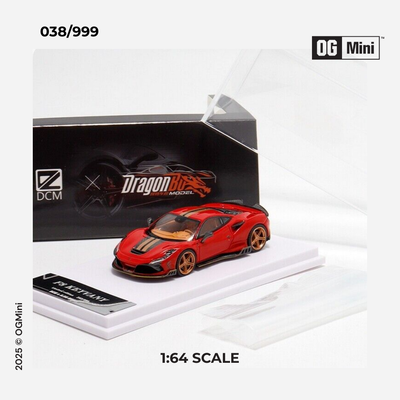 Ferrari F8 Kiwani Red | DCM Models