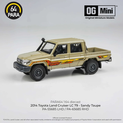 *PRE-ORDER* Toyota Land Cruiser LC79 LHD 2014, 1:64 Scale