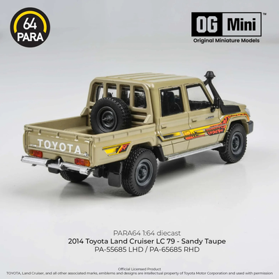 *PRE-ORDER* Toyota Land Cruiser LC79 LHD 2014, 1:64 Scale