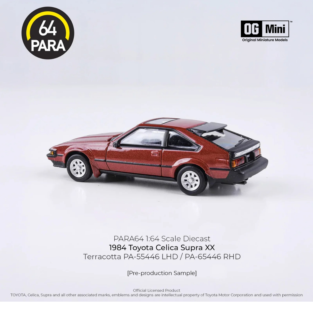 *PRE-ORDER* Toyota Celica Supra XX 1984, 1:64 Scale