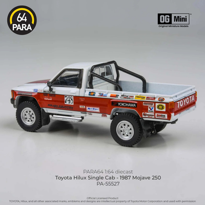 *PRE-ORDER* Toyota Hilux Single Cab Mojave 250 1987, 1:64 Scale