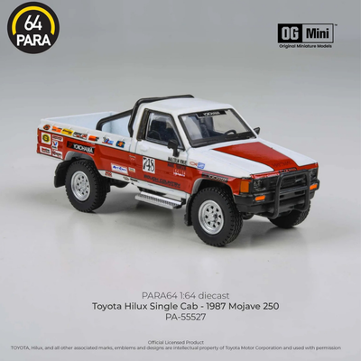 *PRE-ORDER* Toyota Hilux Single Cab Mojave 250 1987, 1:64 Scale